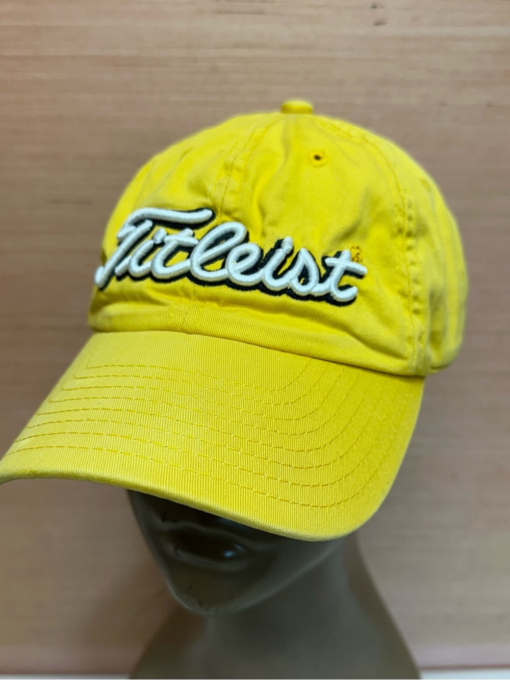 Titleist Kenderlou Forest Golf Club Pastel Yellow Hat Cap Adult OSFA Adjustable
